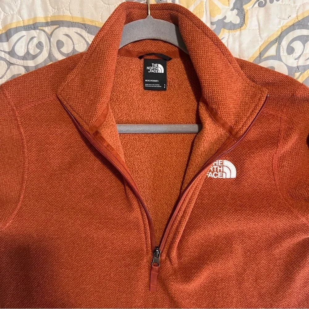 The North Face Men’s Cap Rock 1/4 Zip Pullover Sweatshirt, Brandy Brown, S
